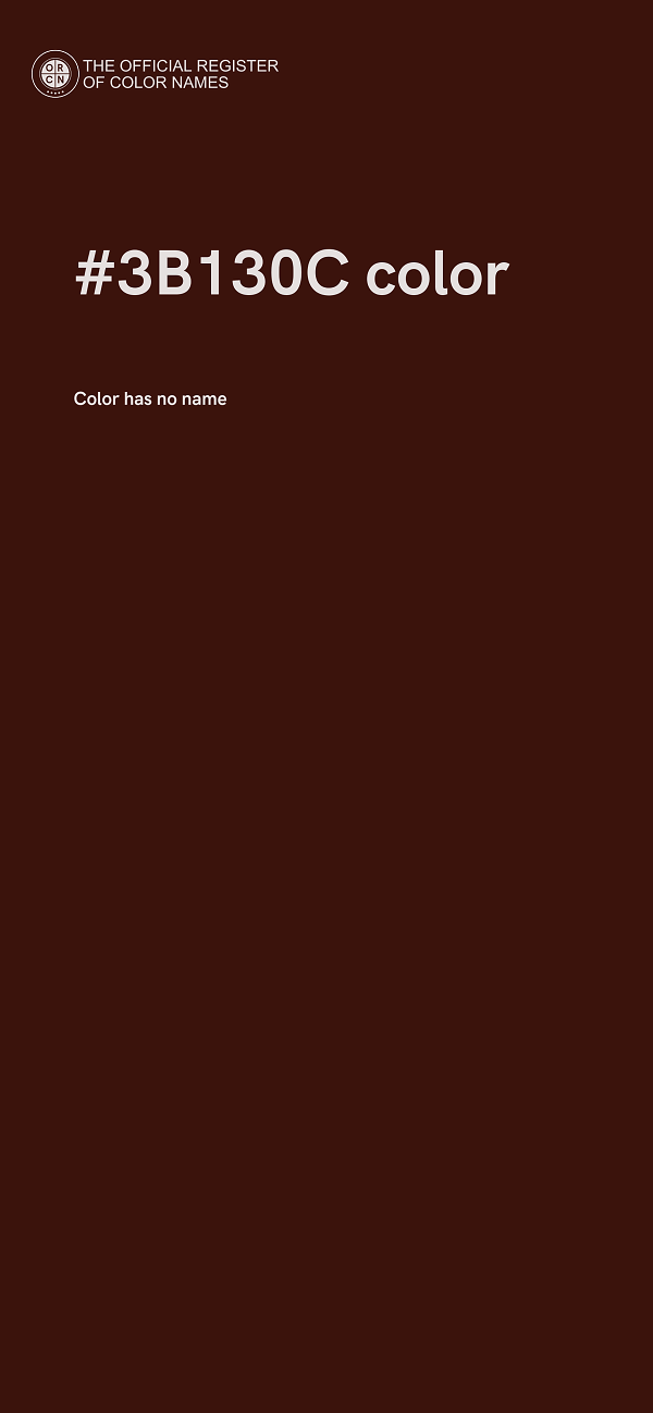 #3B130C color image
