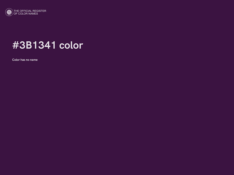 #3B1341 color image