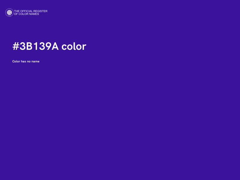 #3B139A color image