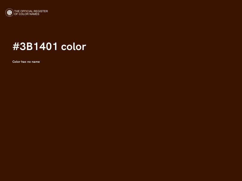 #3B1401 color image