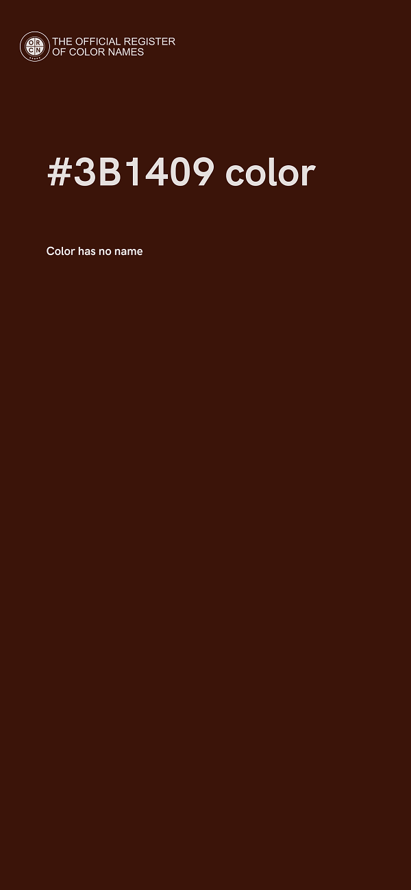 #3B1409 color image