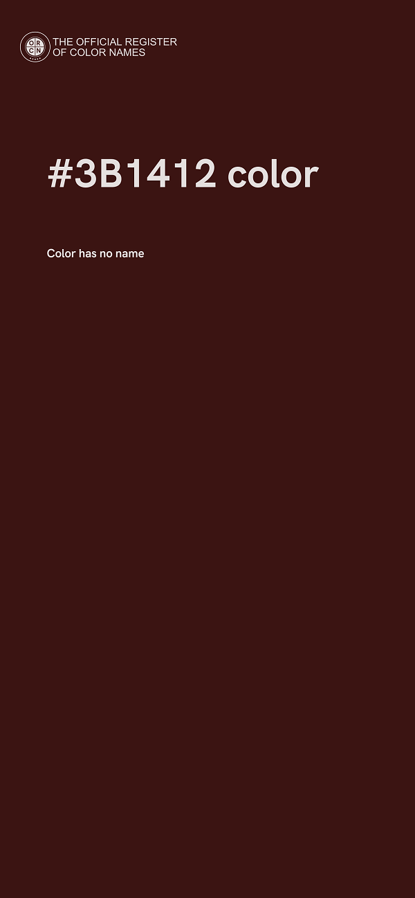 #3B1412 color image