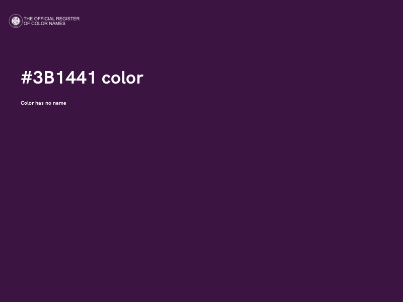 #3B1441 color image