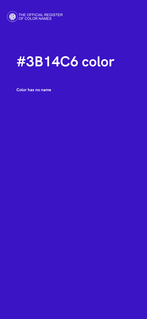 #3B14C6 color image
