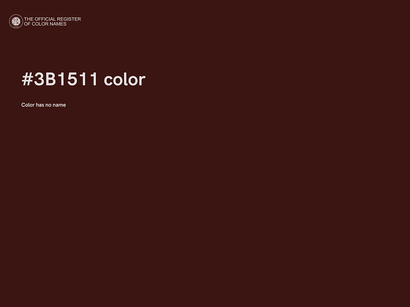 #3B1511 color image