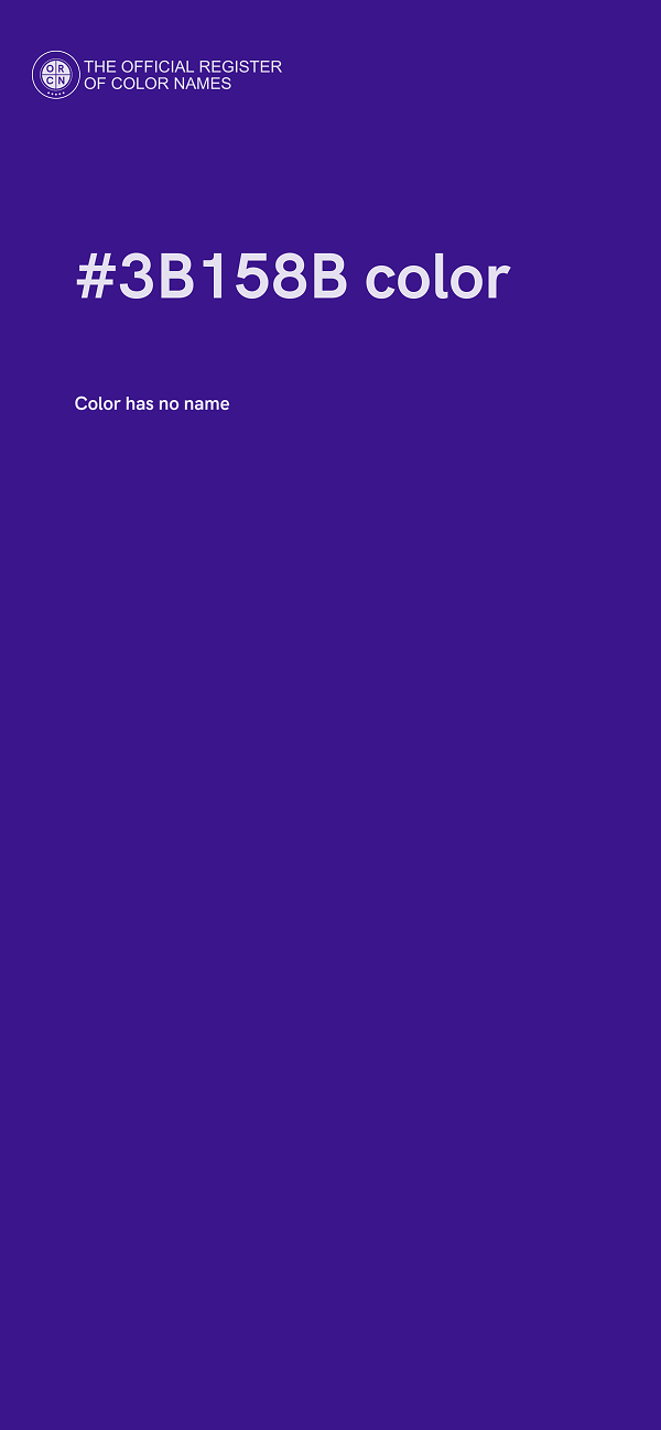 #3B158B color image