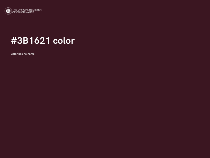 #3B1621 color image