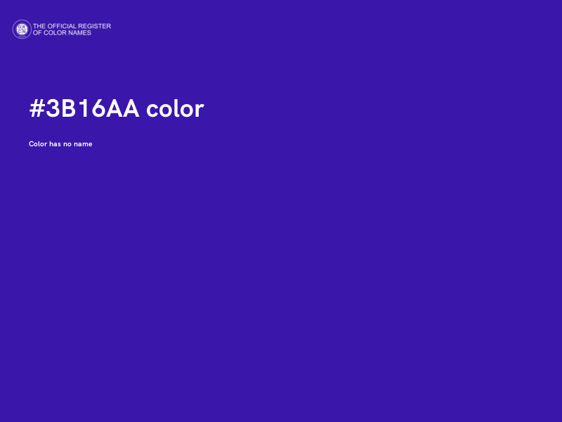 #3B16AA color image