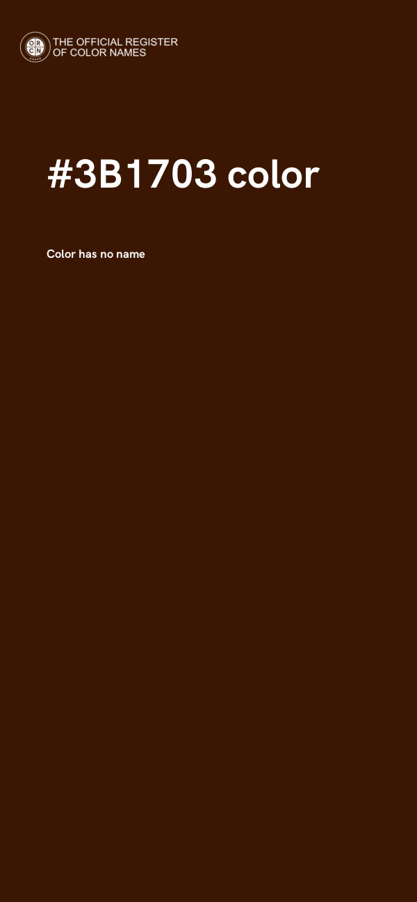 #3B1703 color image