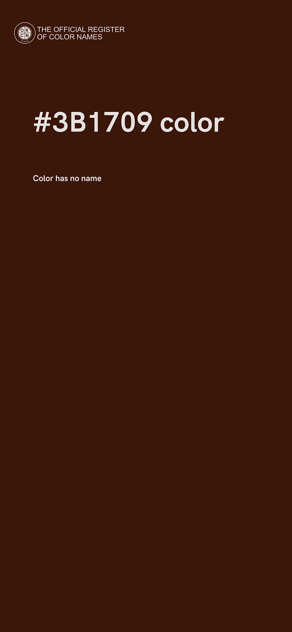 #3B1709 color image