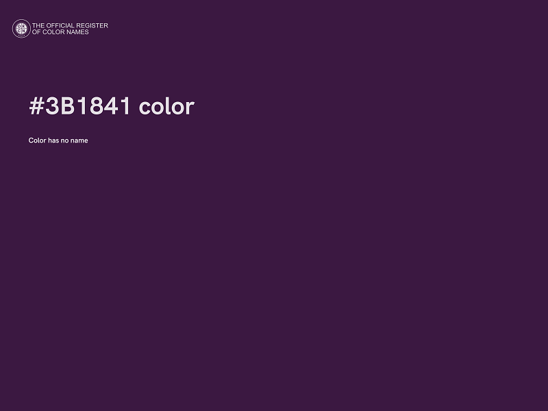 #3B1841 color image