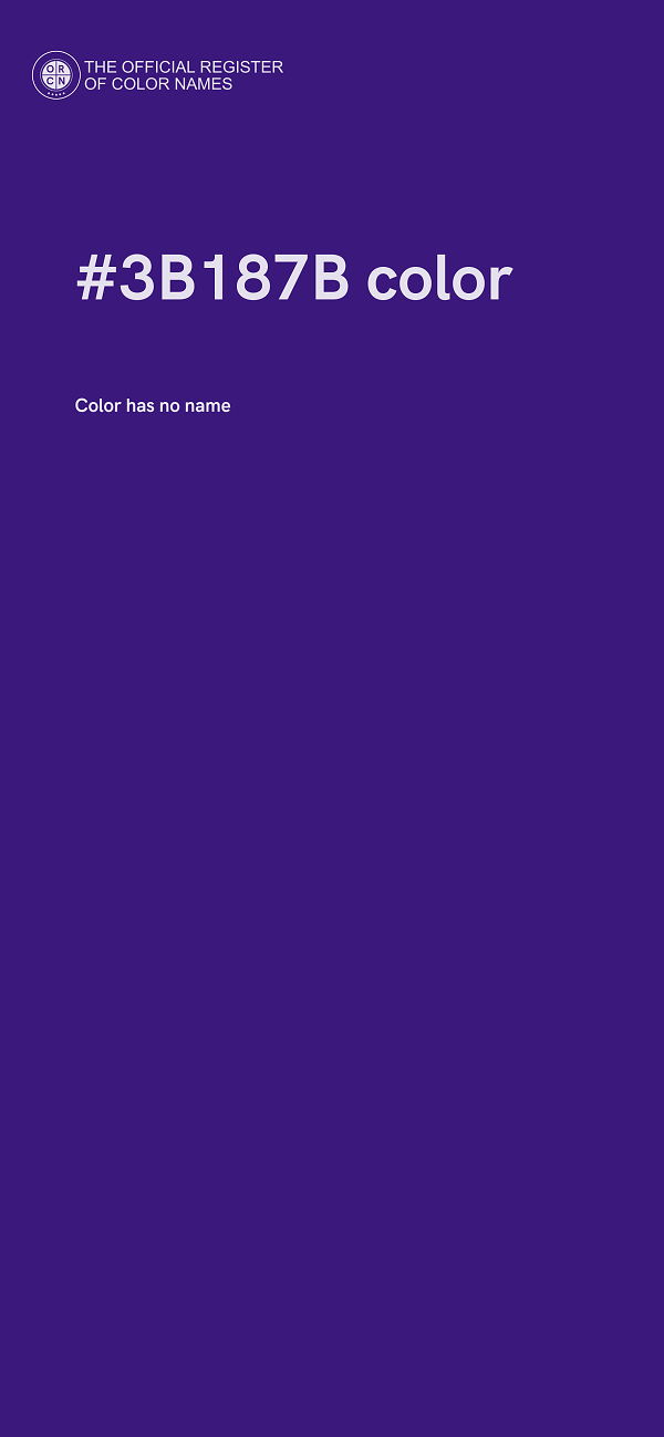 #3B187B color image