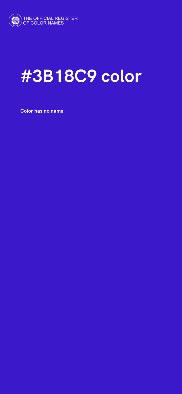 #3B18C9 color image