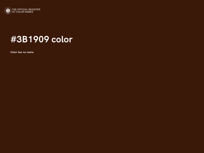 #3B1909 color image
