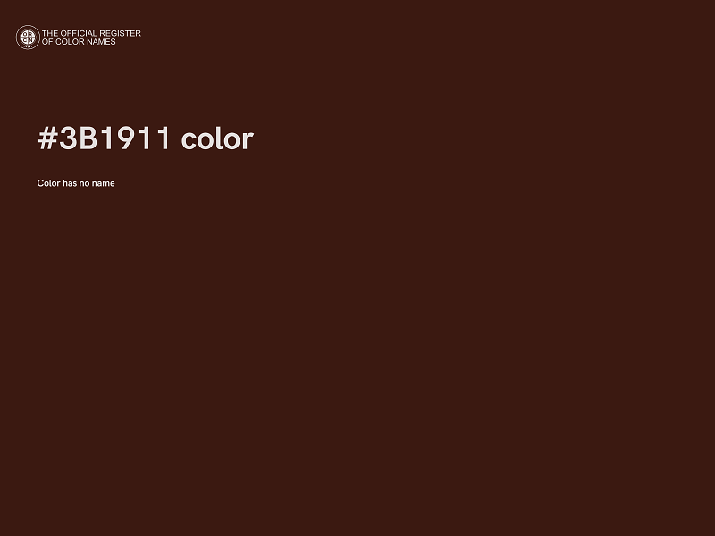 #3B1911 color image