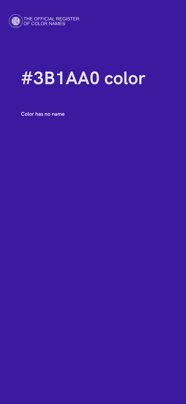 #3B1AA0 color image