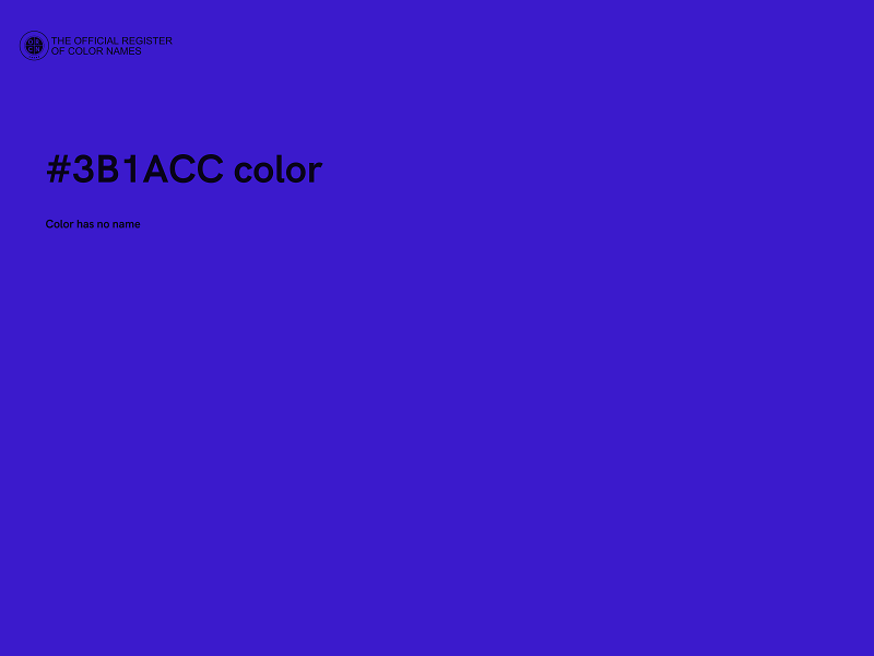 #3B1ACC color image