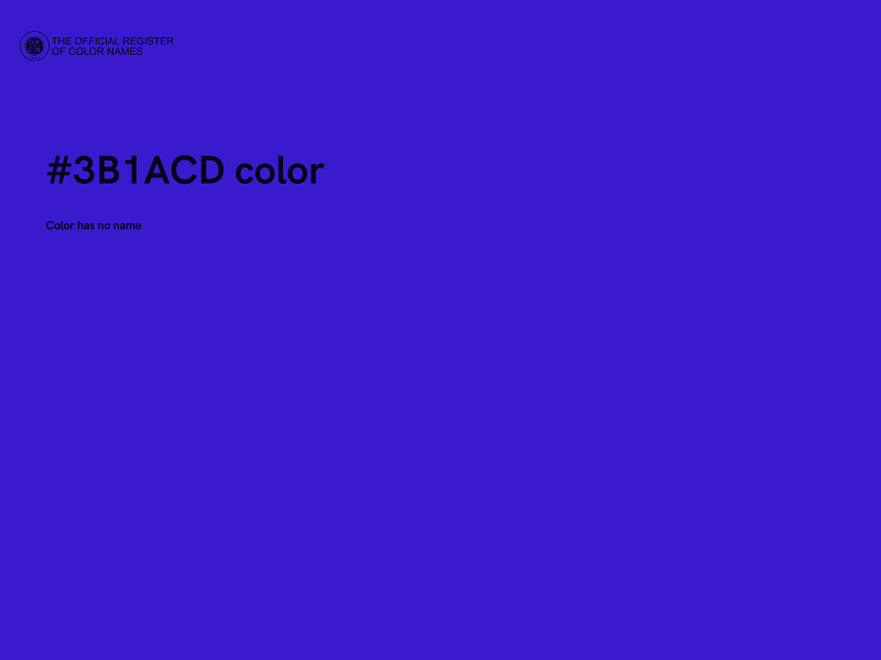 #3B1ACD color image