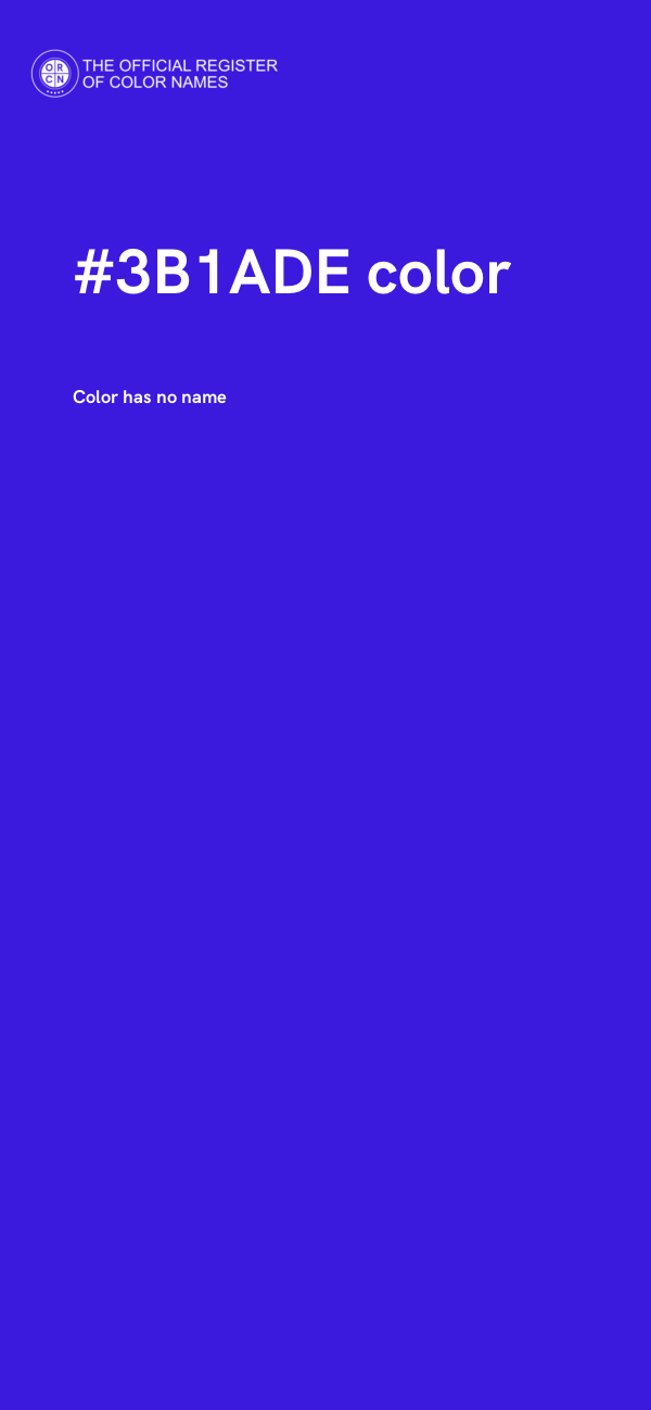 #3B1ADE color image