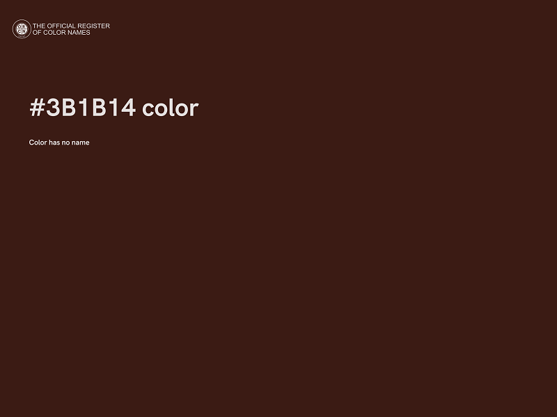 #3B1B14 color image