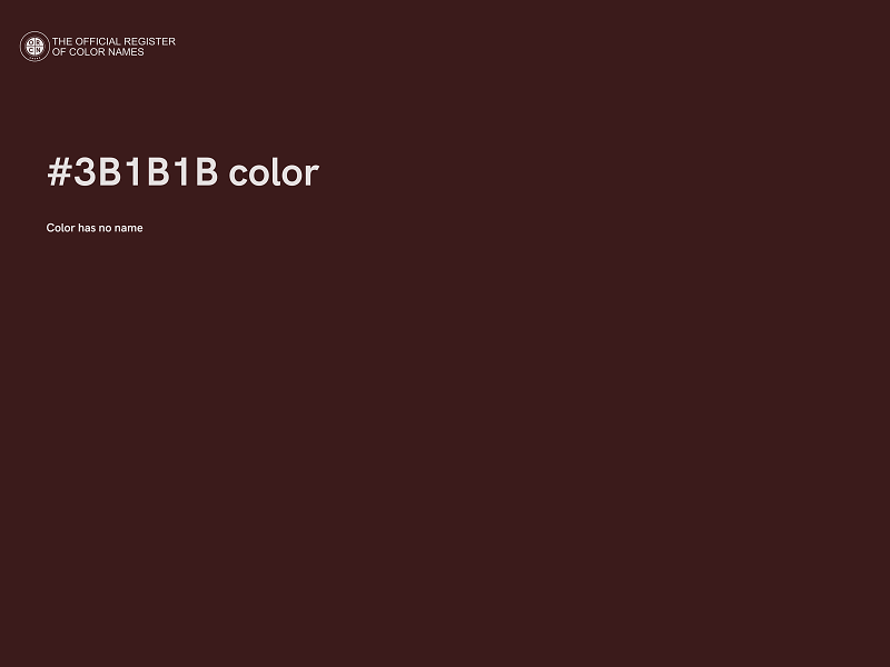 #3B1B1B color image