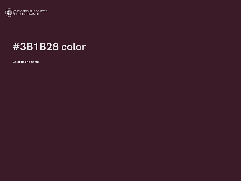 #3B1B28 color image