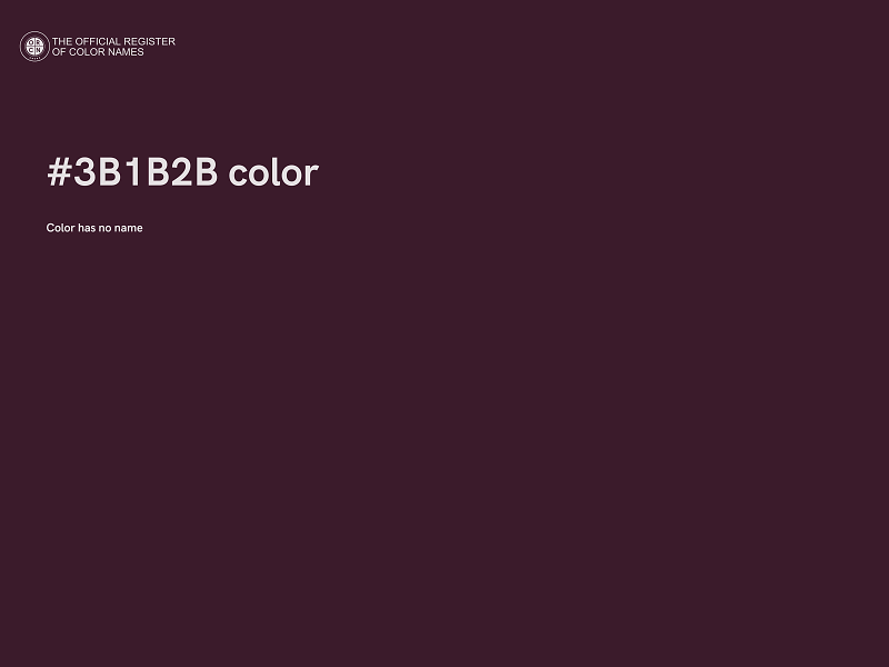 #3B1B2B color image