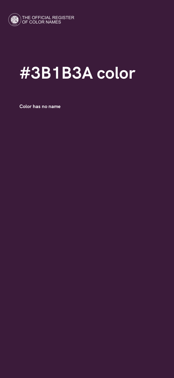 #3B1B3A color image