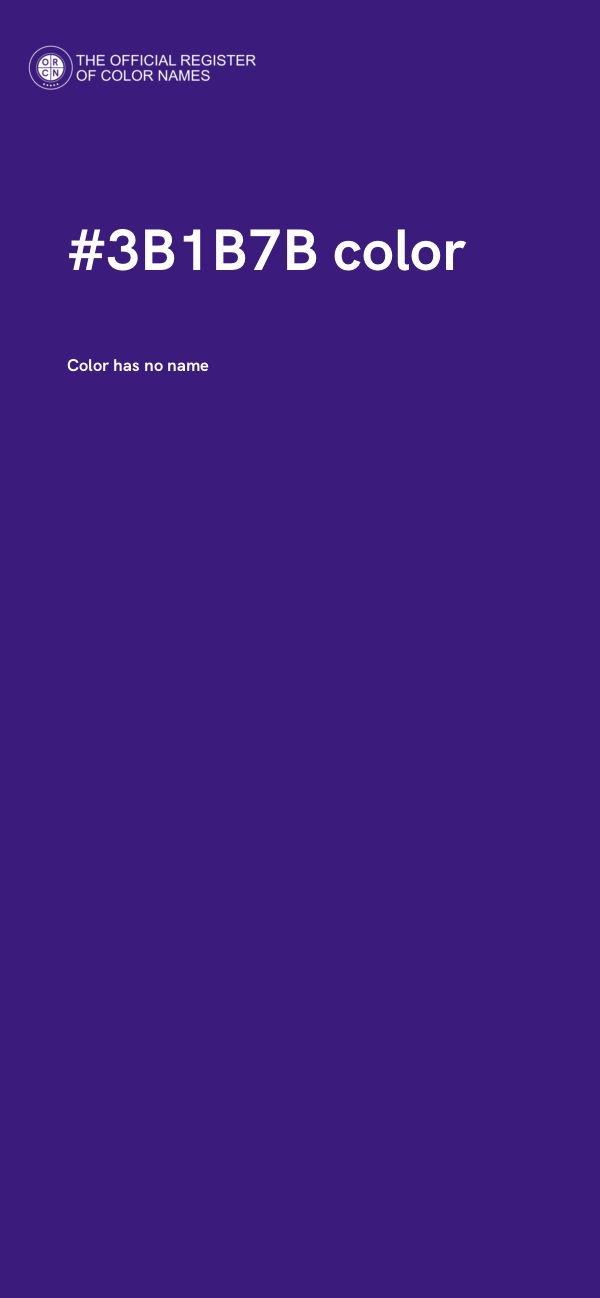 #3B1B7B color image
