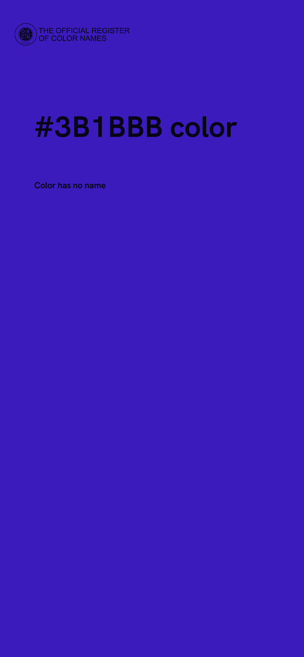 #3B1BBB color image