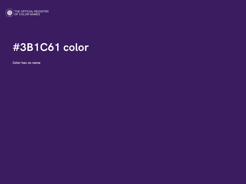#3B1C61 color image