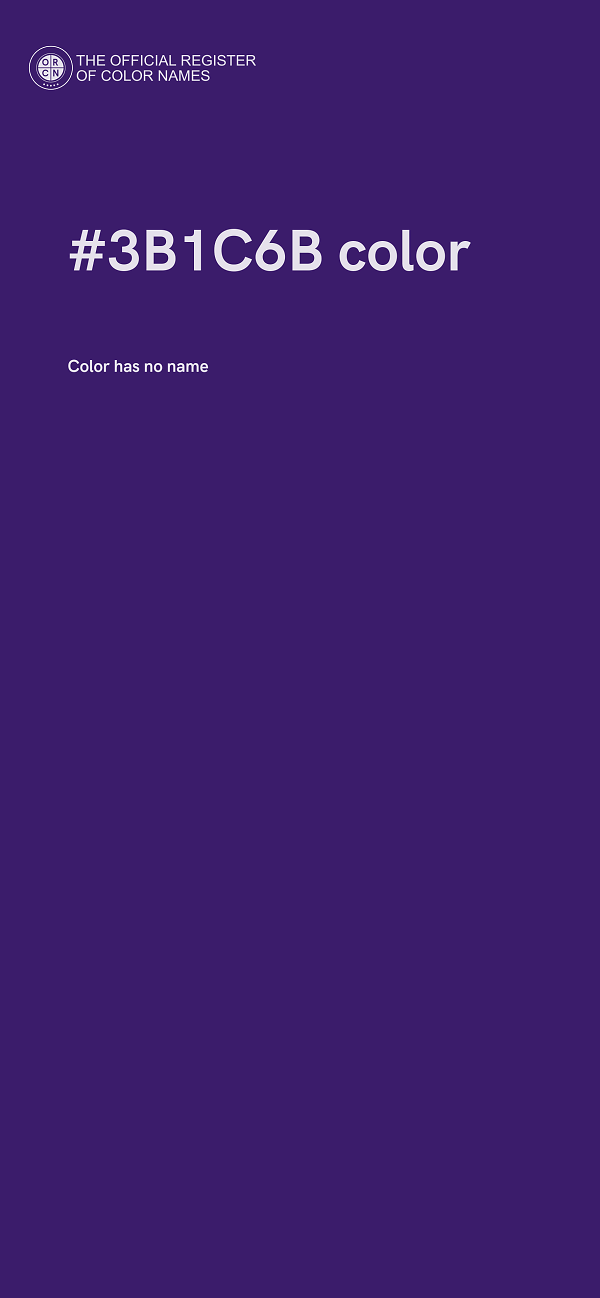 #3B1C6B color image