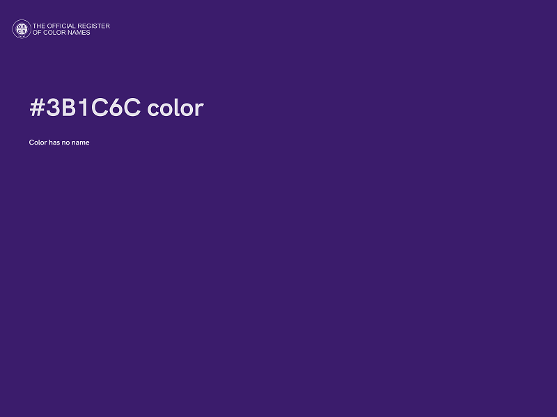 #3B1C6C color image