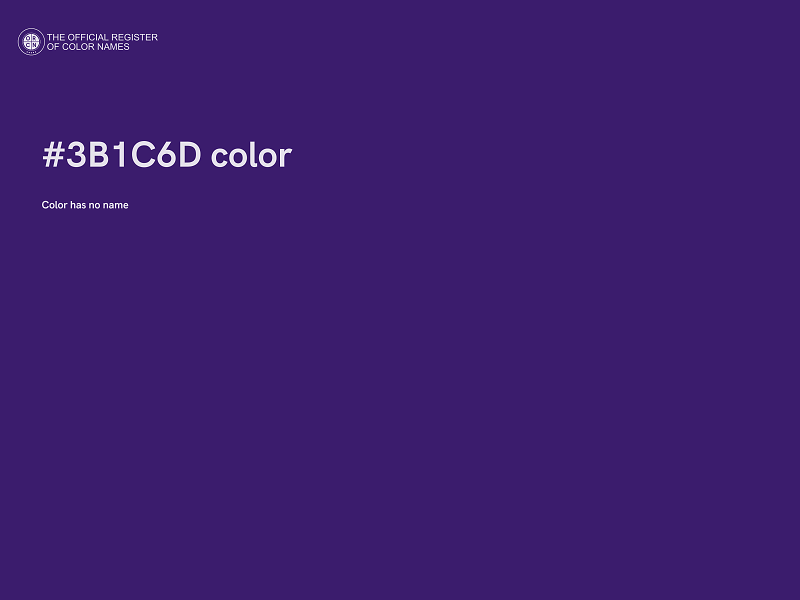 #3B1C6D color image