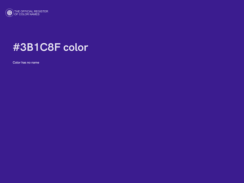 #3B1C8F color image