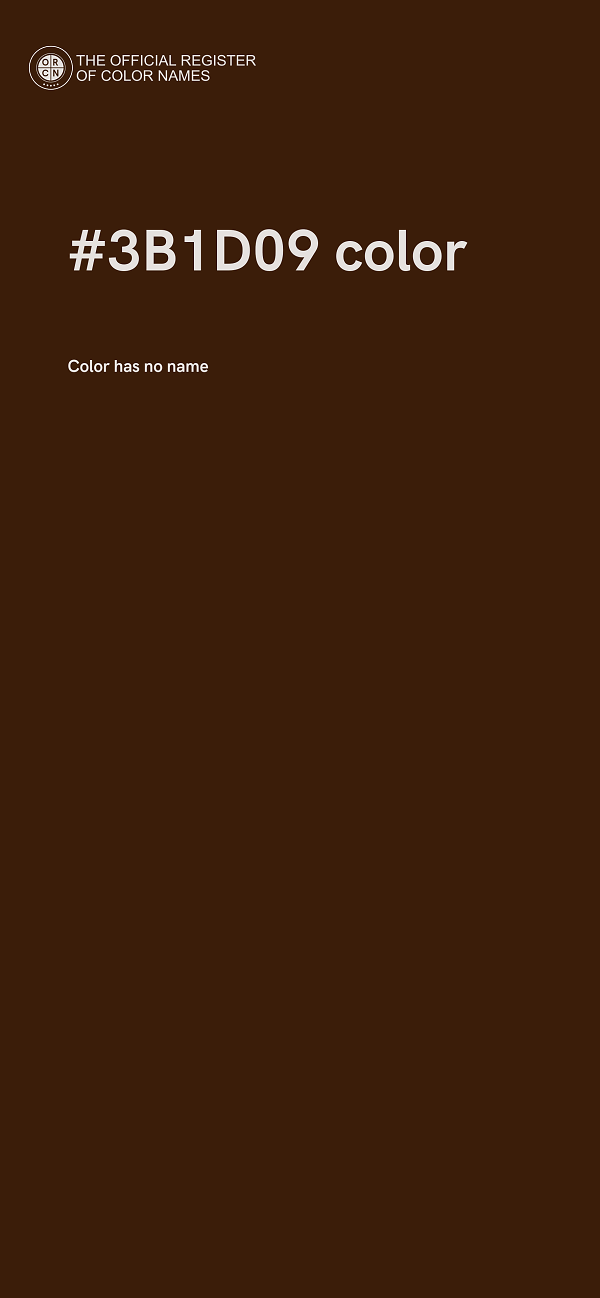 #3B1D09 color image