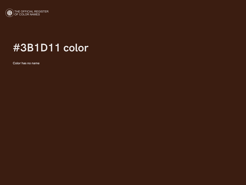 #3B1D11 color image