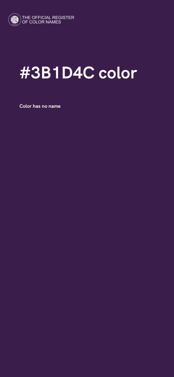 #3B1D4C color image