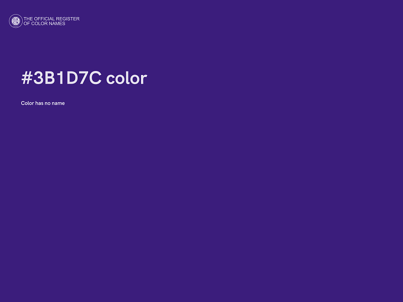 #3B1D7C color image