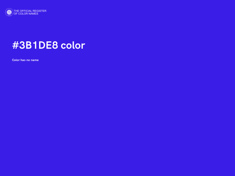 #3B1DE8 color image