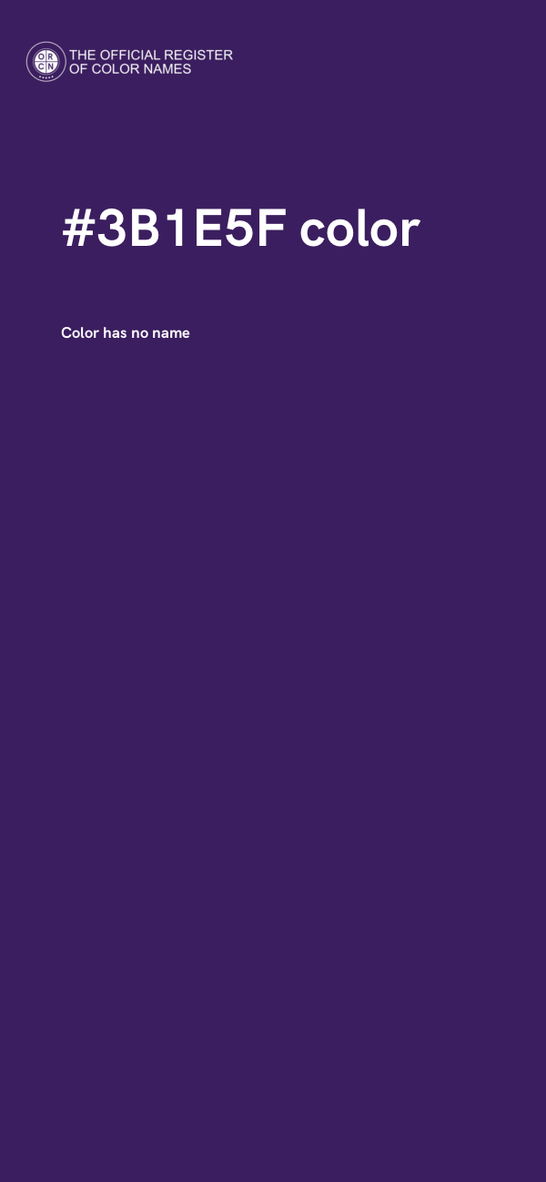 #3B1E5F color image