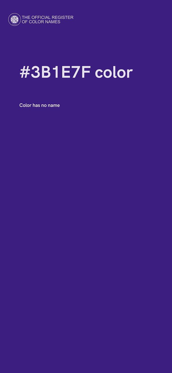 #3B1E7F color image