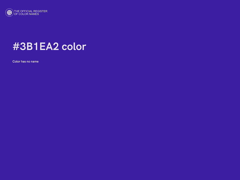 #3B1EA2 color image