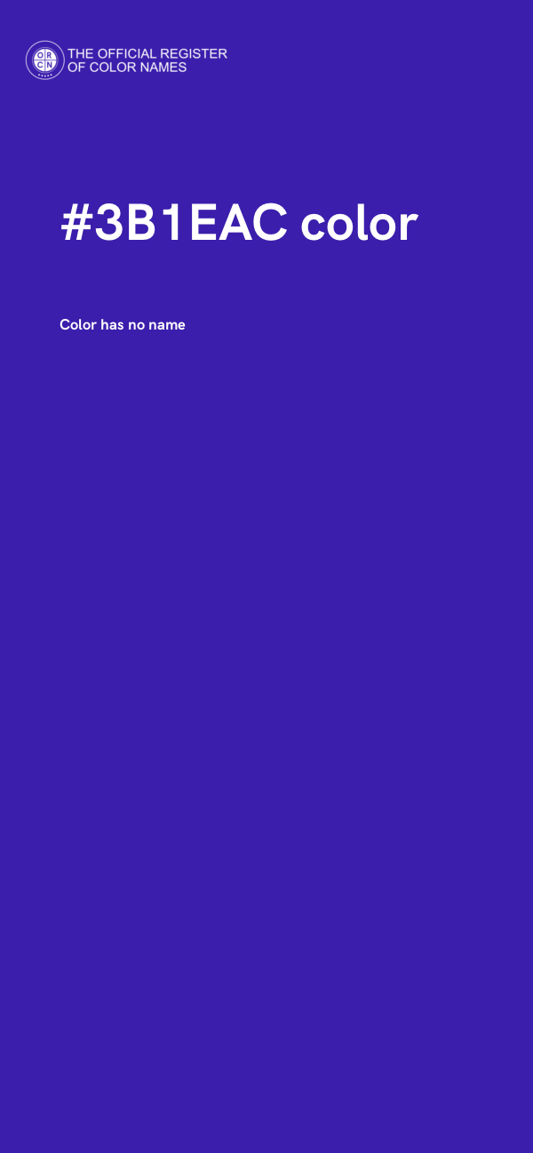 #3B1EAC color image