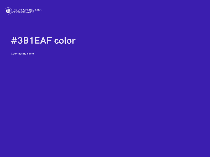 #3B1EAF color image