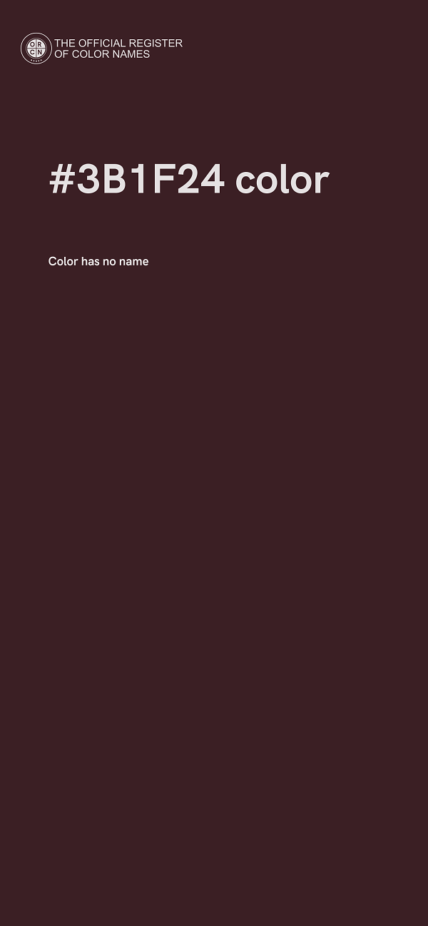 #3B1F24 color image