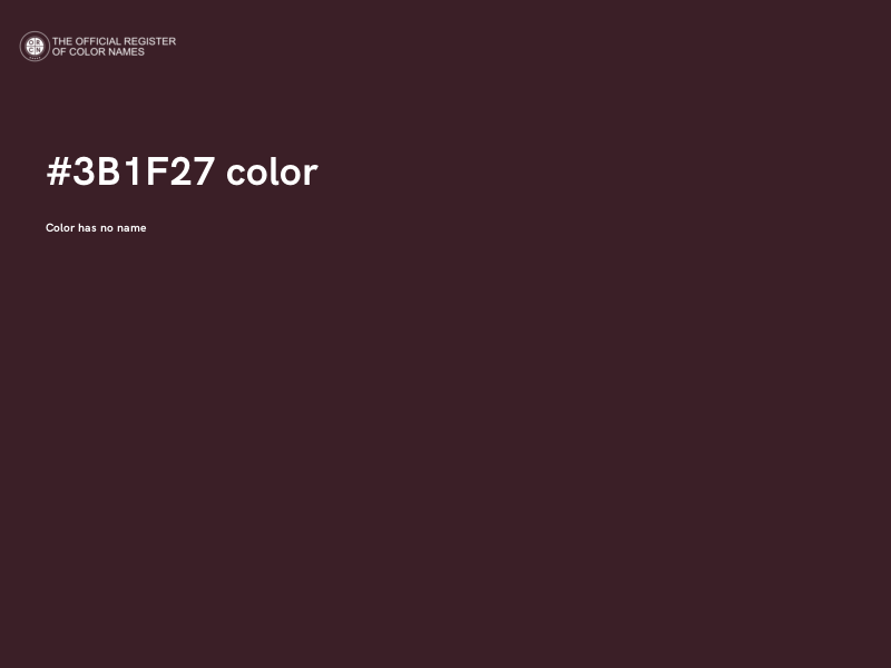 #3B1F27 color image