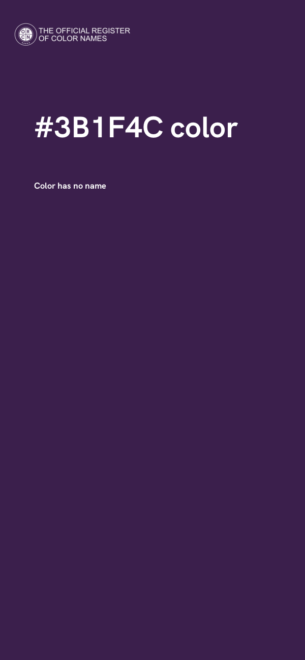 #3B1F4C color image
