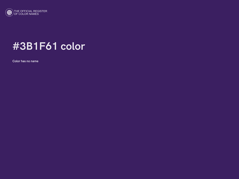 #3B1F61 color image