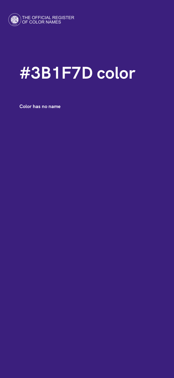 #3B1F7D color image